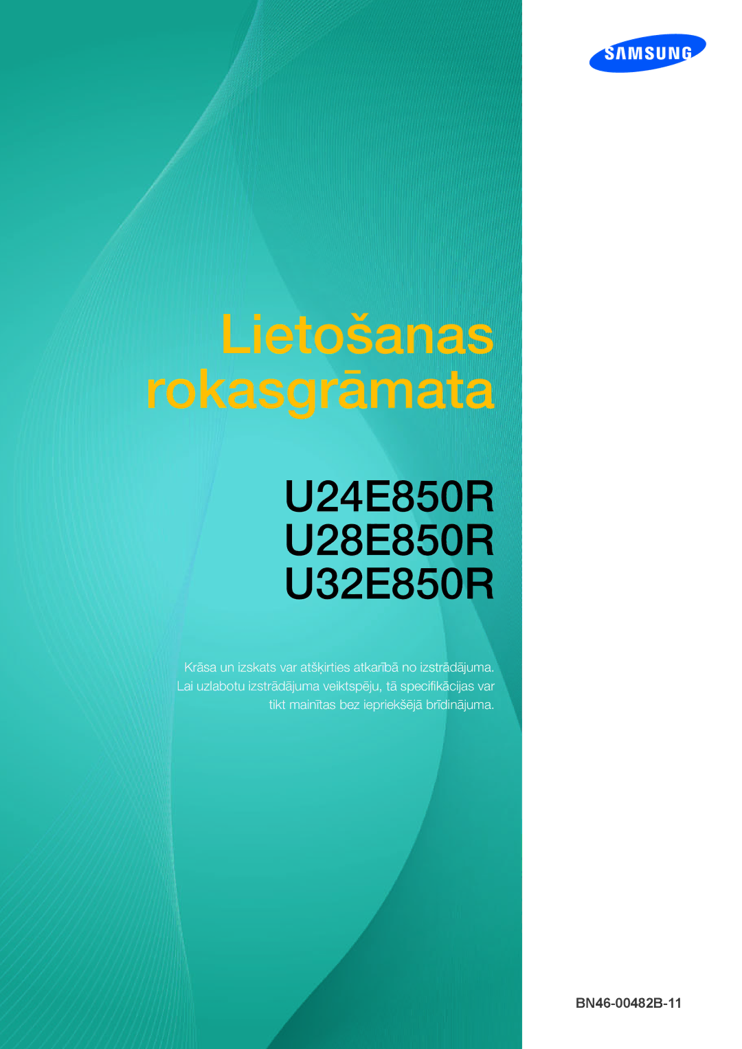 Samsung LU24E85KRS/EN, LU28E85KRS/EN manual Vartotojo instrukcija 