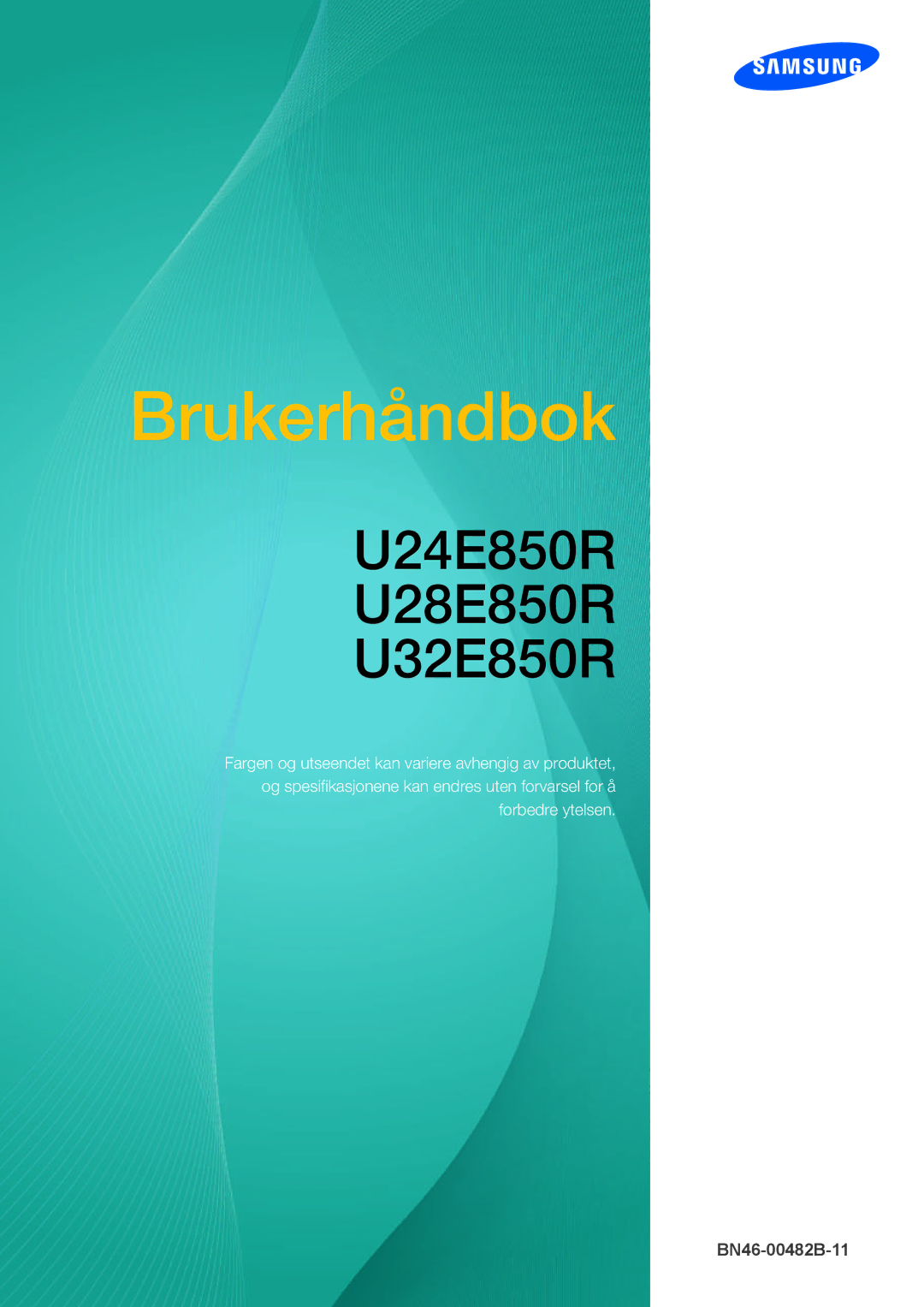 Samsung LU28E85KRS/EN, LU32E85KRS/EN, LU24E85KRS/EN, LU28E85KRSD/XE manual Brukerhåndbok 