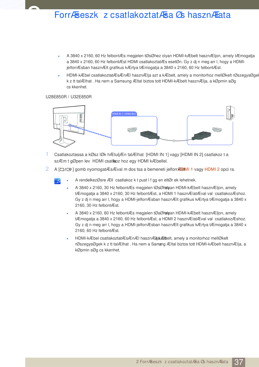 Samsung LU28E85KRS/EN, LU32E85KRS/EN, LU24E85KRS/EN manual Hdmi Dviin 1IN/ Hdmi 