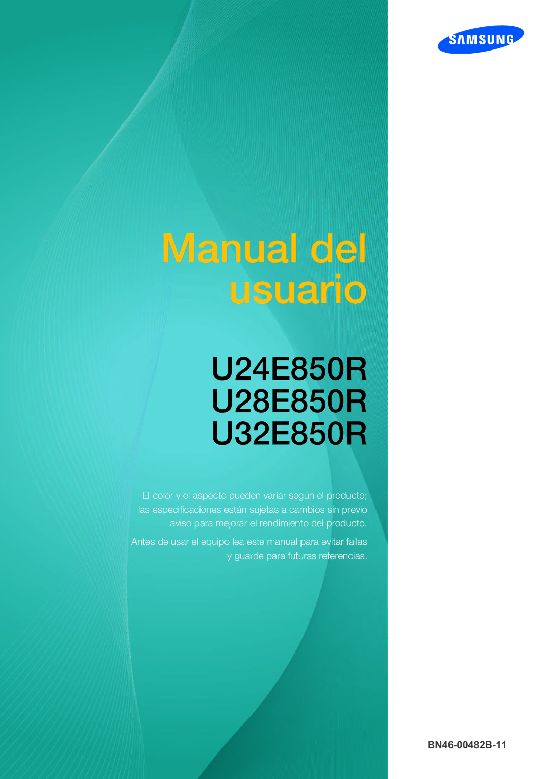 Samsung LU32E85KRS/EN manual Manual del usuario 