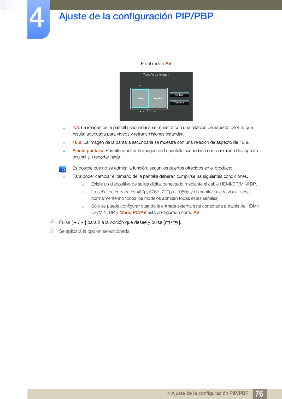 Samsung LU32E85KRS/EN manual 169Amplio 