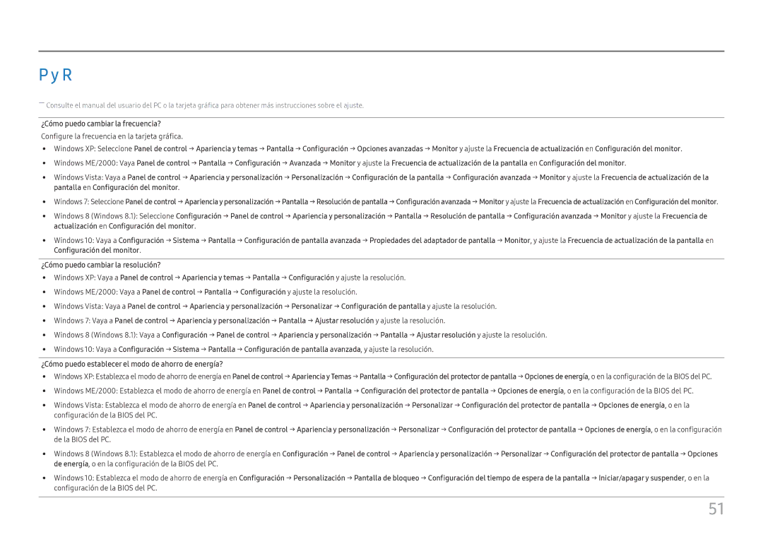 Samsung LU28H750UQUXEN, LU32H850UMUXEN manual ¿Cómo puedo cambiar la frecuencia? 