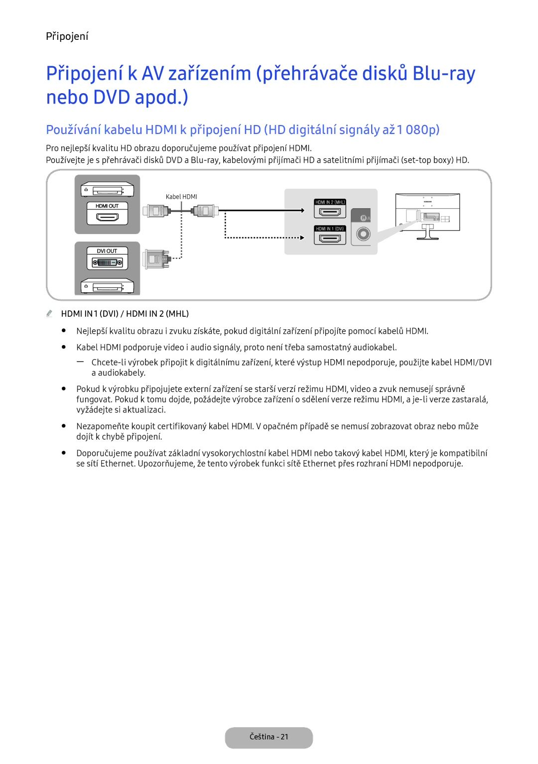 Samsung LV32F390FEWXEN, LV27F390FEWXEN, LV32F390FEXXEN manual Audiokabely, Vyžádejte si aktualizaci, Dojít k chybě připojení 