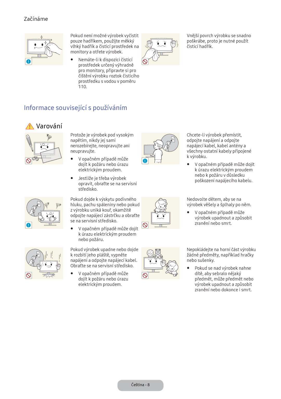 Samsung LV32F390FEIXEN, LV27F390FEWXEN, LV32F390FEWXEN, LV32F390FEXXEN manual Informace související s používáním, Středisko 