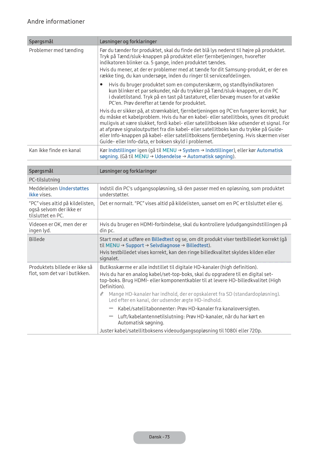 Samsung LV32F390FEXXXE manual Søgning. Gå til Menu → Udsendelse → Automatisk søgning 