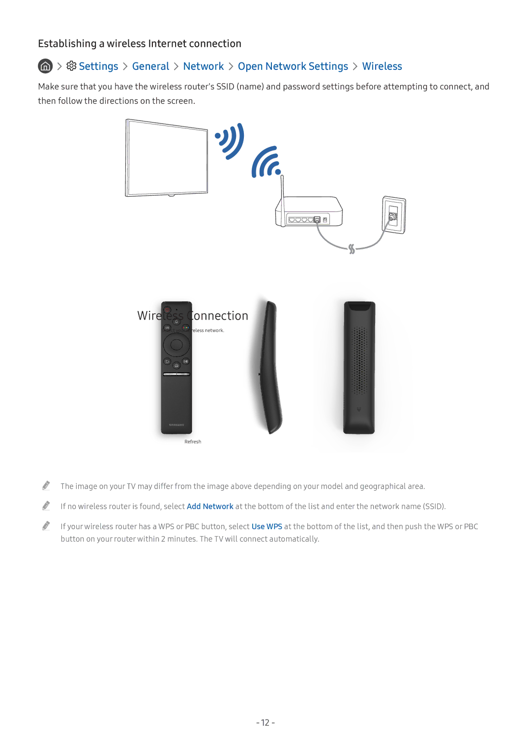 Samsung LV32F390SIXXRU, LT24H390SIXXRU, LT27H390SIXXRU manual Establishing a wireless Internet connection 