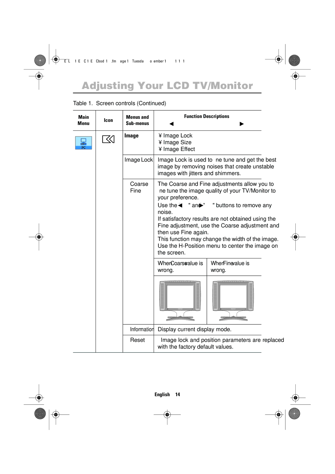 Samsung LW-17E24C, LW-15E23C user manual Image 