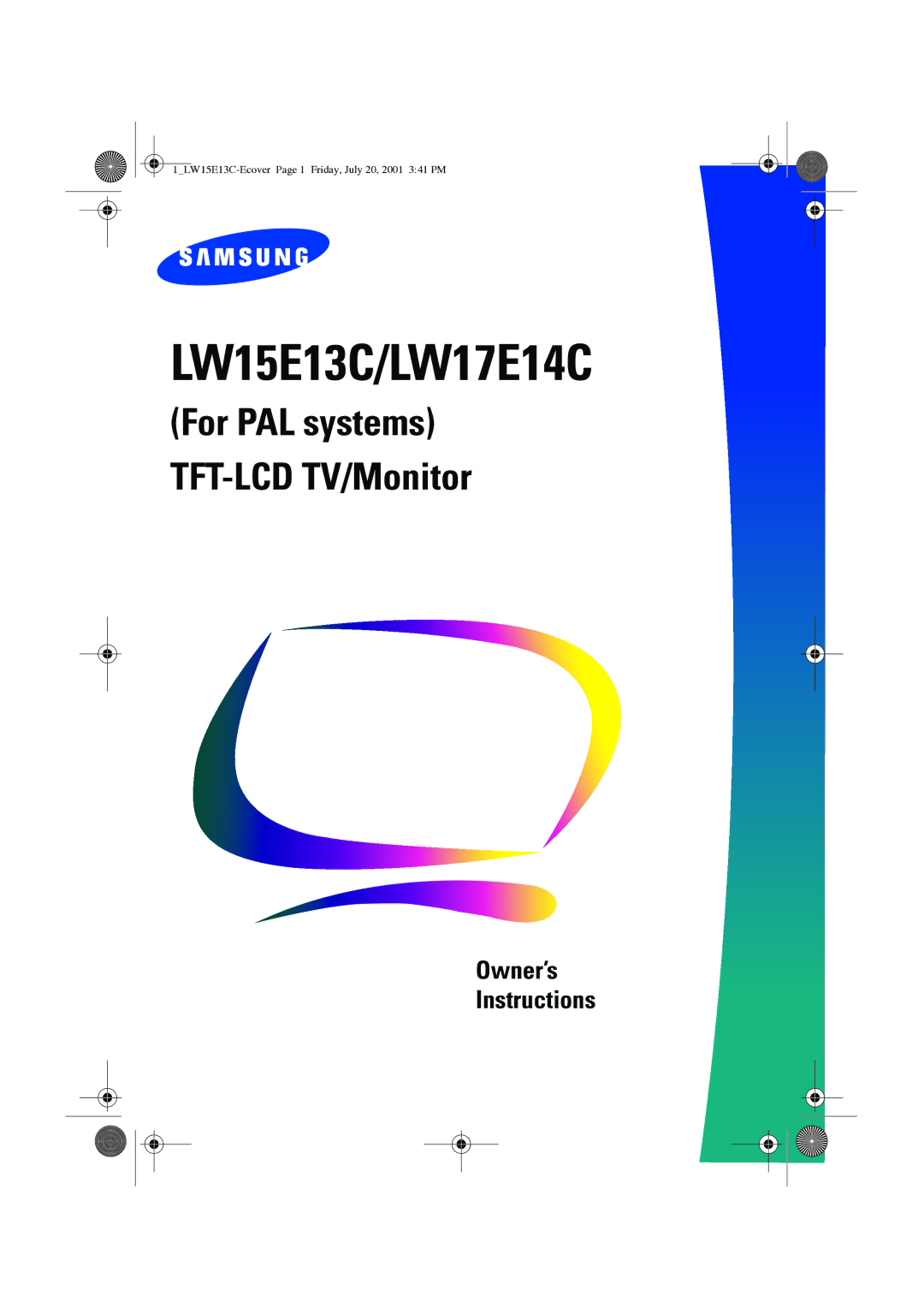 Samsung LW15E13CX/XET manual LW15E13C/LW17E14C 