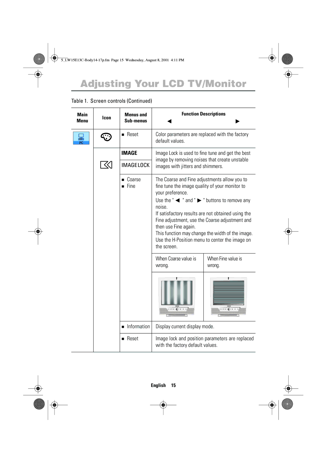 Samsung LW15E13CX/XET manual Image 