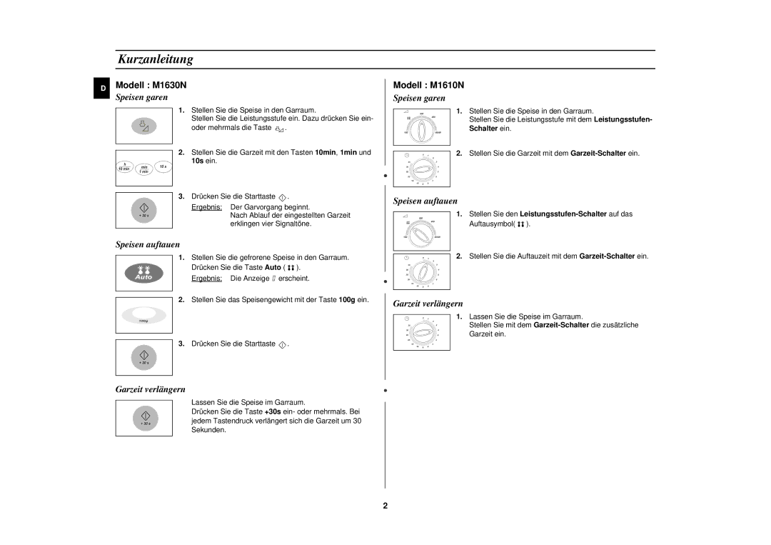 Samsung M1610N/LIB, M1610N/XET, M1610N/ERP, M1610N/XEH manual Kurzanleitung, Stellen Sie den Leistungsstufen-Schalter auf das 