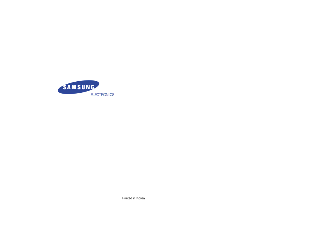 Samsung M1618/XEH manual Electronics 