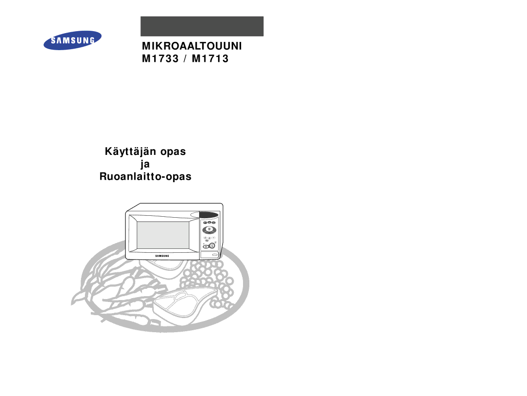 Samsung M1733/NSI, M1713/NSI manual Mikroaaltouuni 