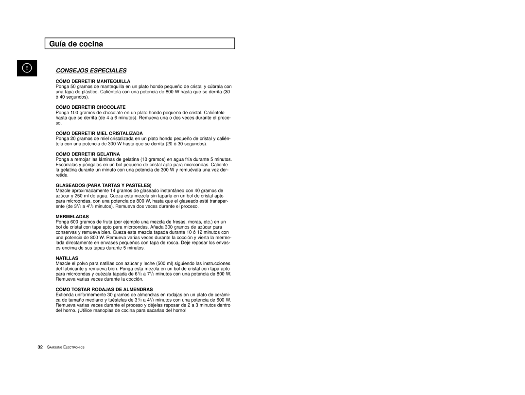 Samsung M1713/XEC manual Consejos Especiales 