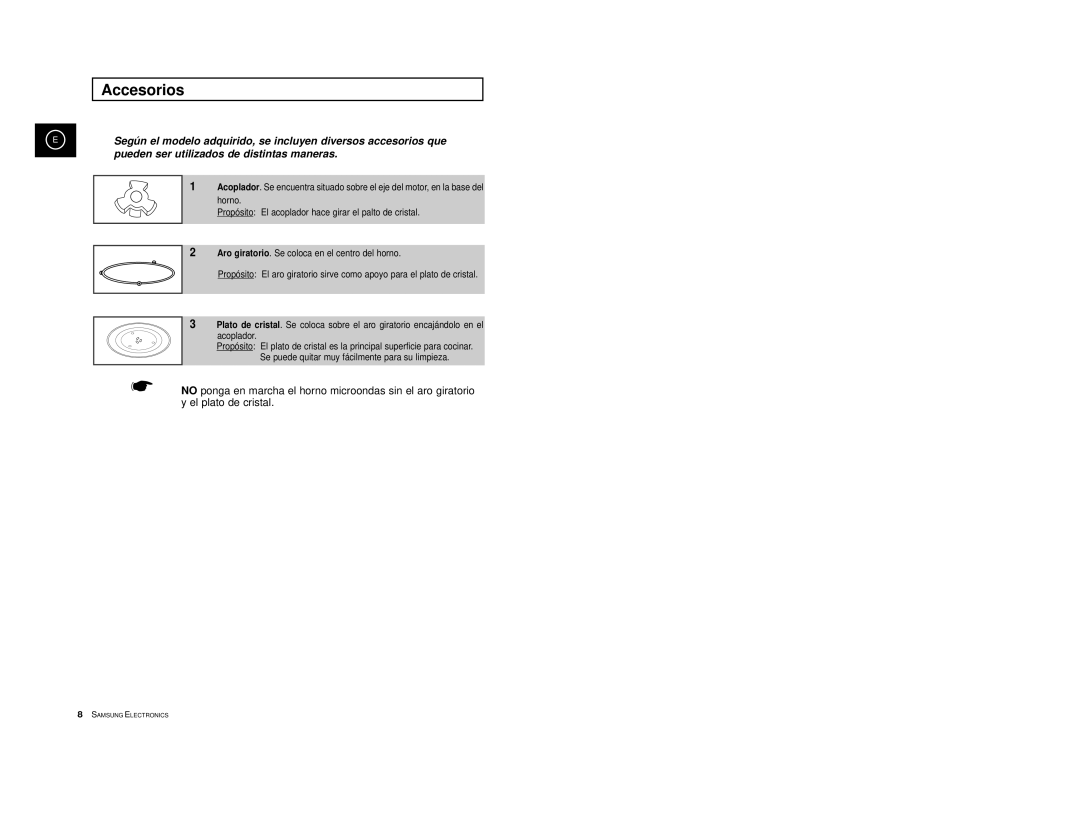 Samsung M1713/XEC manual Accesorios 