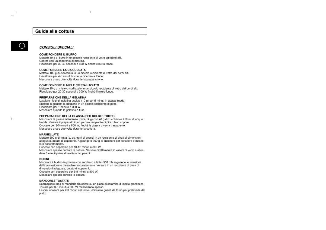 Samsung M1713/XET manual Consigli Speciali 