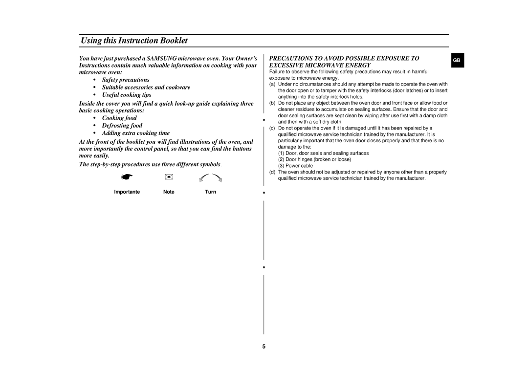 Samsung M1727N/ERP, M1717N/XEN, M1717N-S/ERP, M1717N/ERP manual Using this Instruction Booklet, Importante 