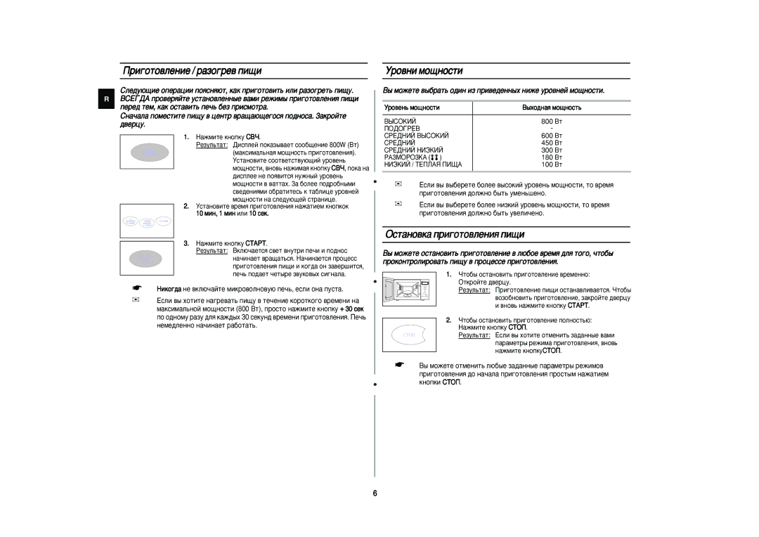 Samsung M1736NR-XD/BWT manual Ë„Óúó‚Îâìëâ / ‡Áó„Â‚ Ôë˘Ë Ó‚Ìë Ïó˘Ìóòúë, OÒÚ‡ÌÓ‚Í‡ ÔË„ÓÚÓ‚ÎÂÌËﬂ ÔË˘Ë, PA3MOPO3KA 