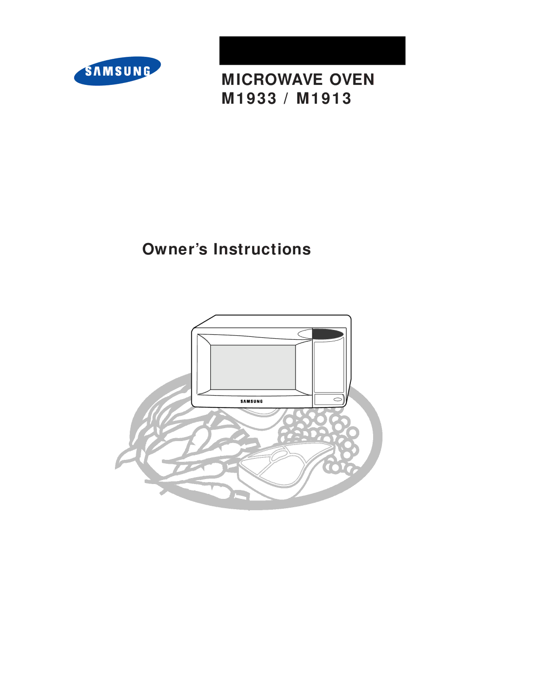 Samsung M1933/EUR manual Microwave Oven 