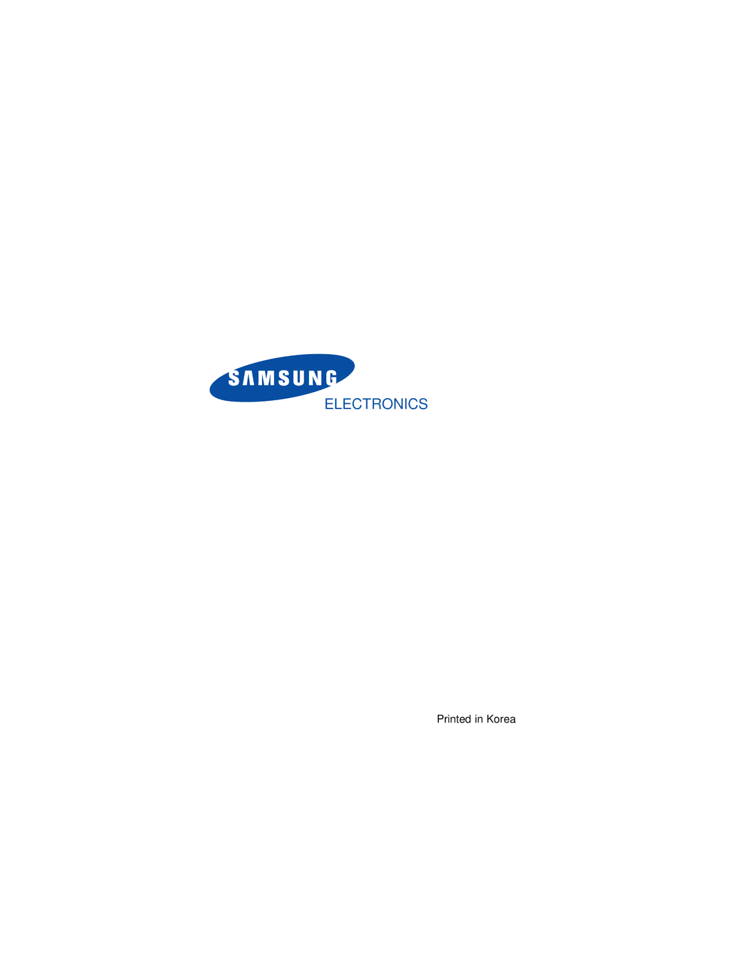 Samsung M1933/EUR manual Electronics 