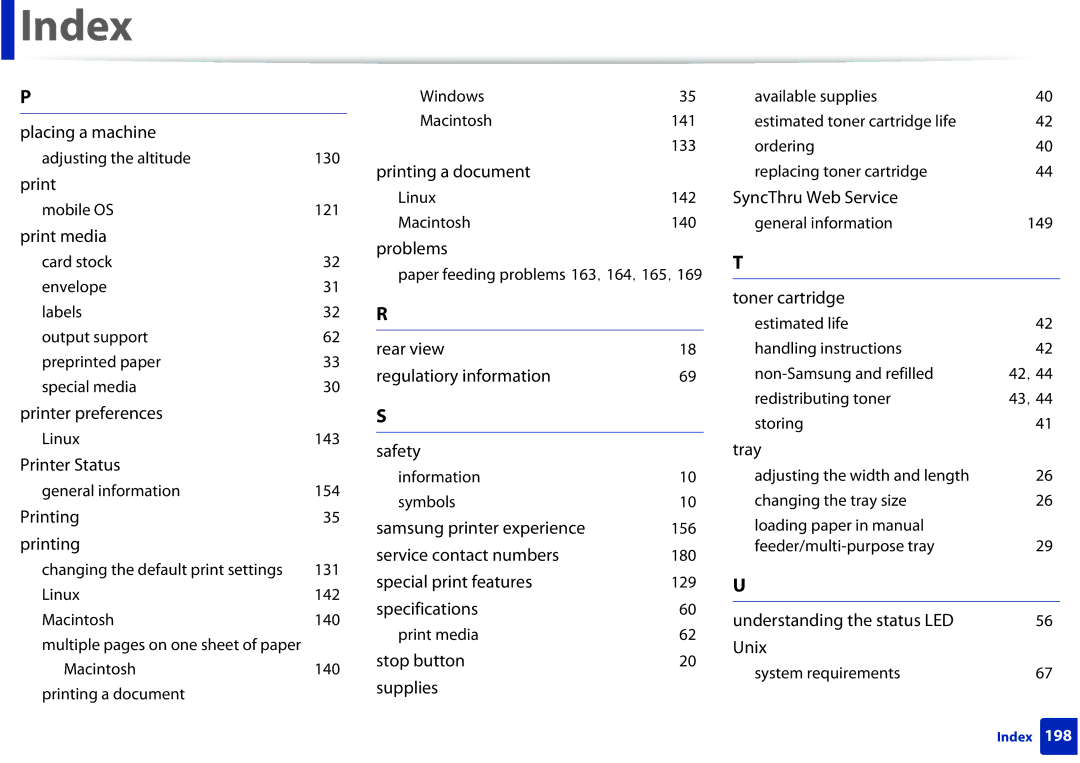 Samsung M202x manual Placing a machine 