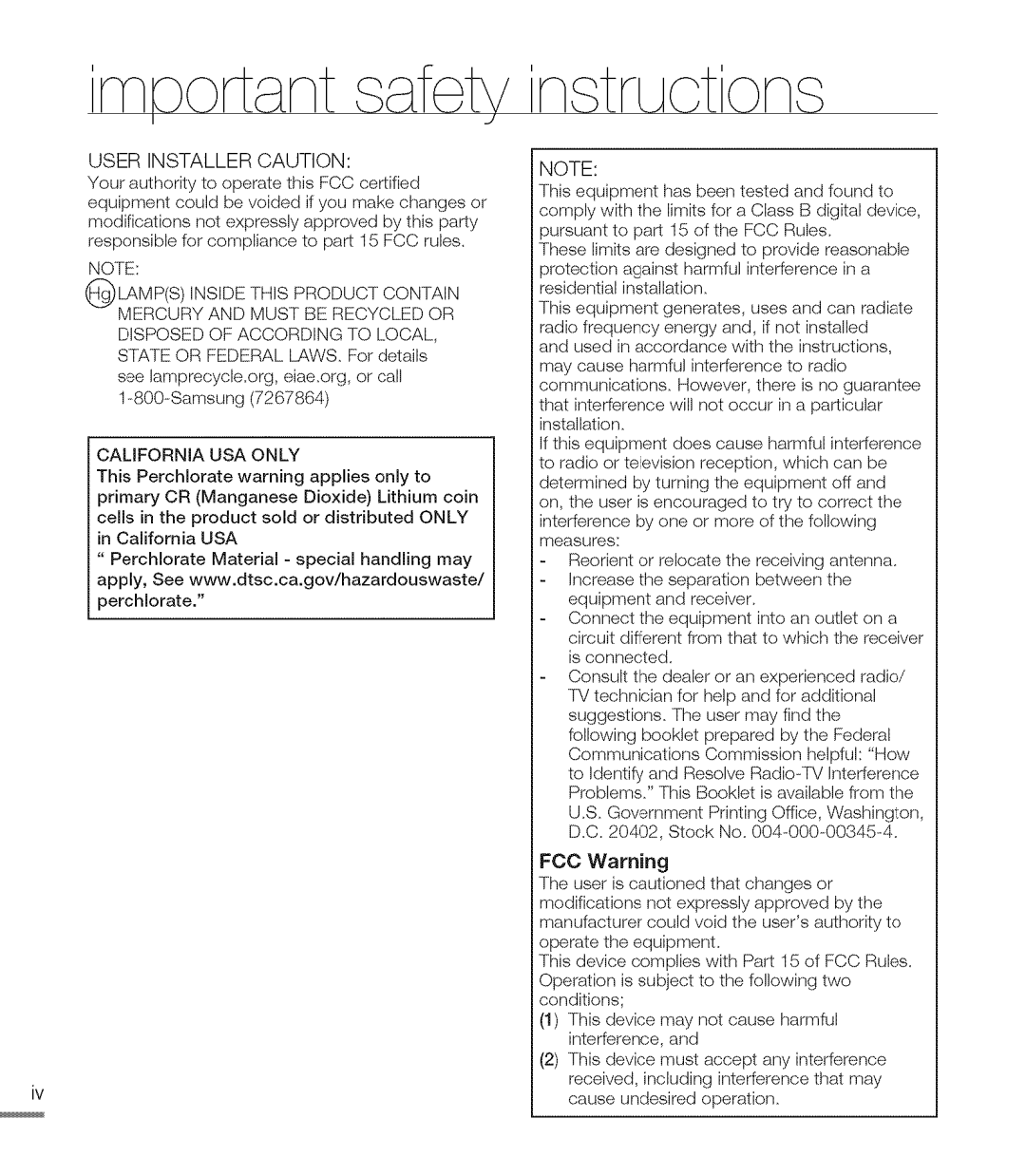 Samsung M20BN, M20SN user manual RY1 