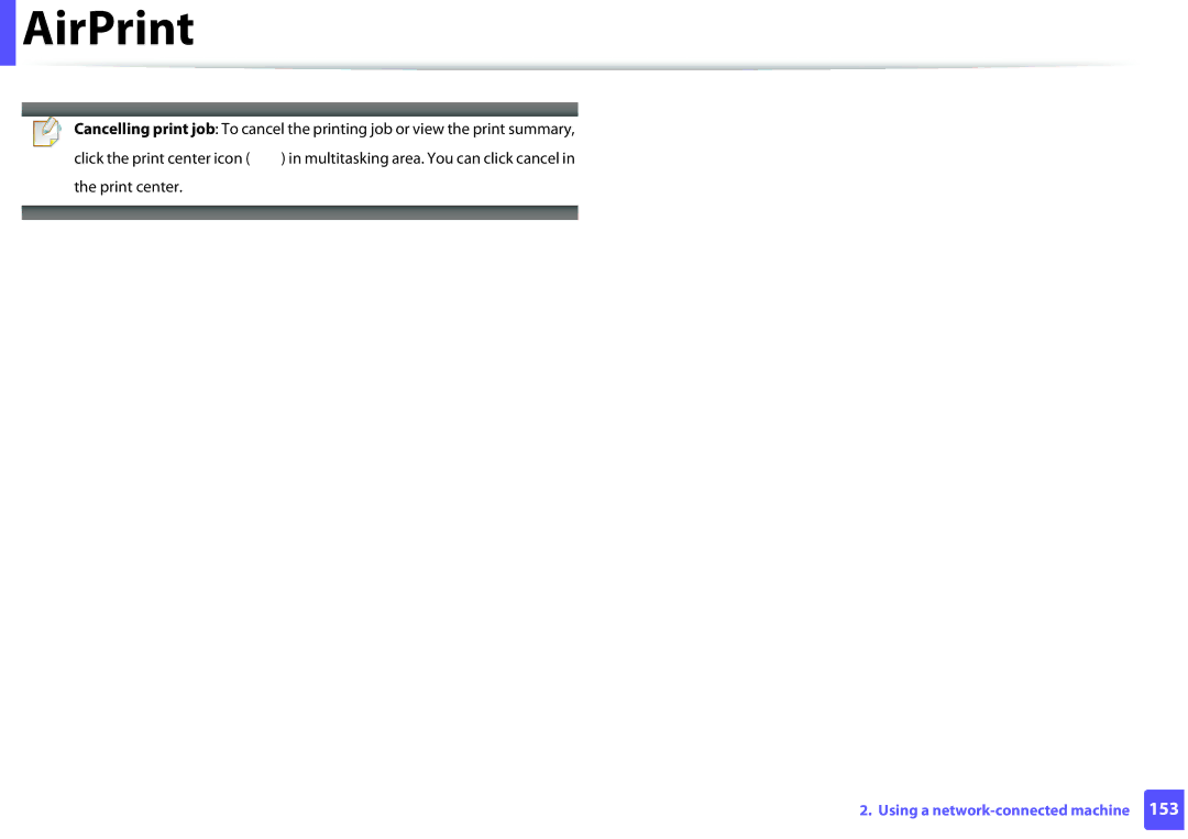 Samsung SLM2625DXAC, M282x, M262x, SLM2825DW manual AirPrint 