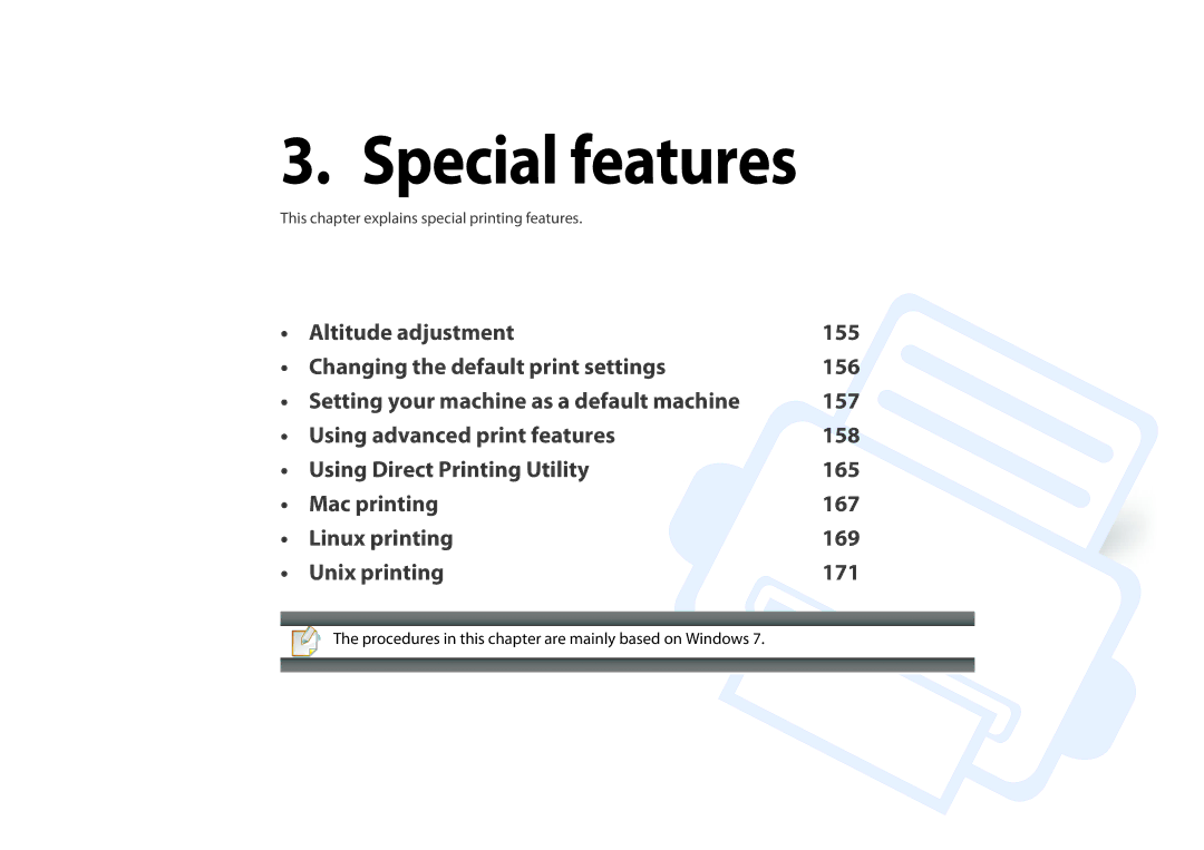 Samsung SLM2825DW, M282x, M262x, SLM2625DXAC manual Special features 