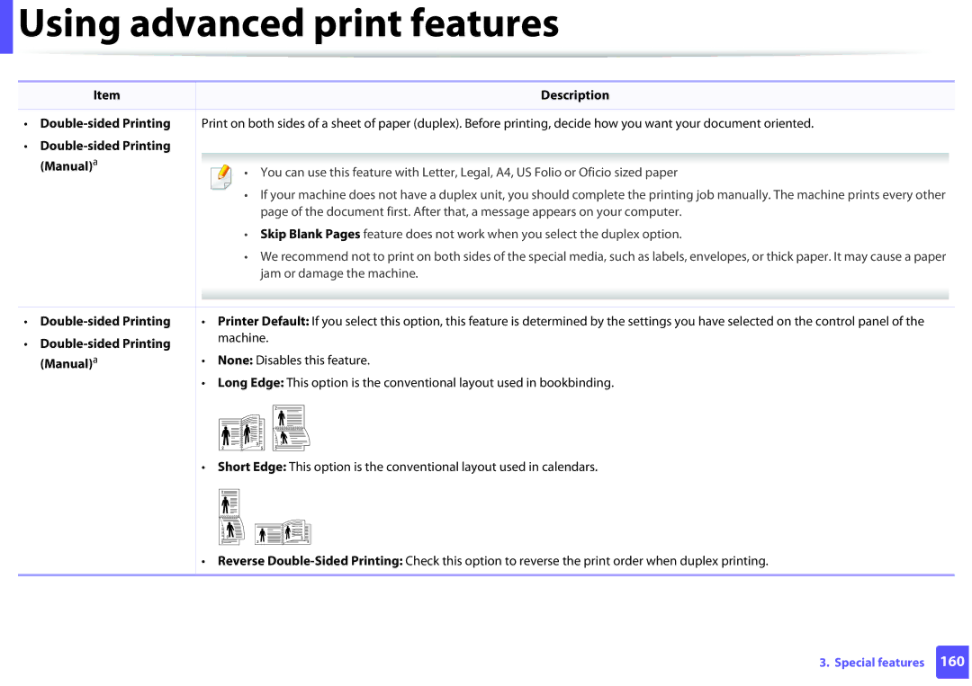 Samsung M282x, M262x, SLM2625DXAC, SLM2825DW manual Double-sided Printing Manual a, Jam or damage the machine 