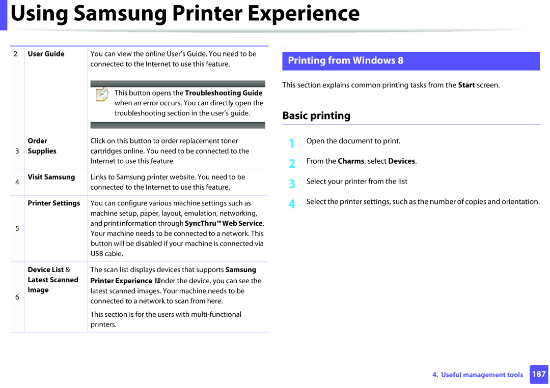 Samsung M282x, M262x, SLM2625DXAC, SLM2825DW manual Printing from Windows 