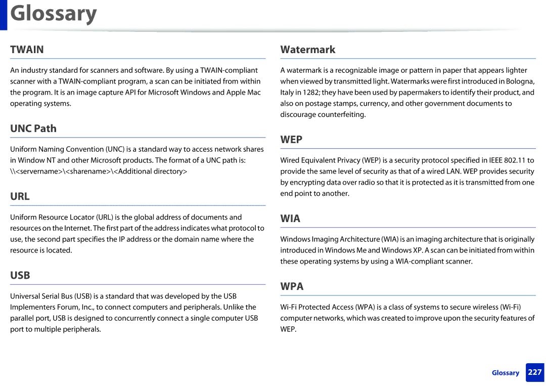 Samsung M282x, M262x, SLM2625DXAC, SLM2825DW manual UNC Path, Watermark 