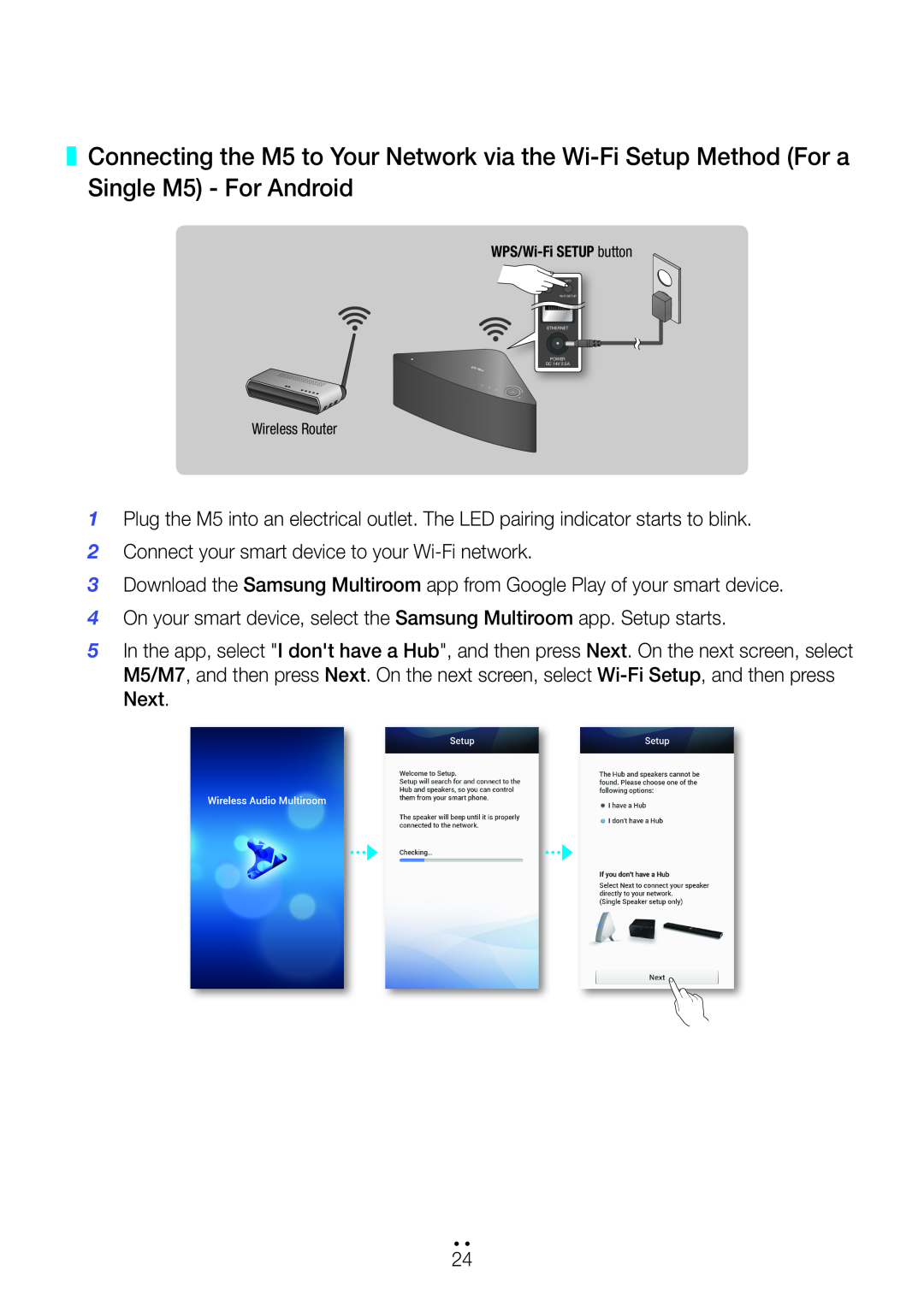 Samsung M5 user manual 