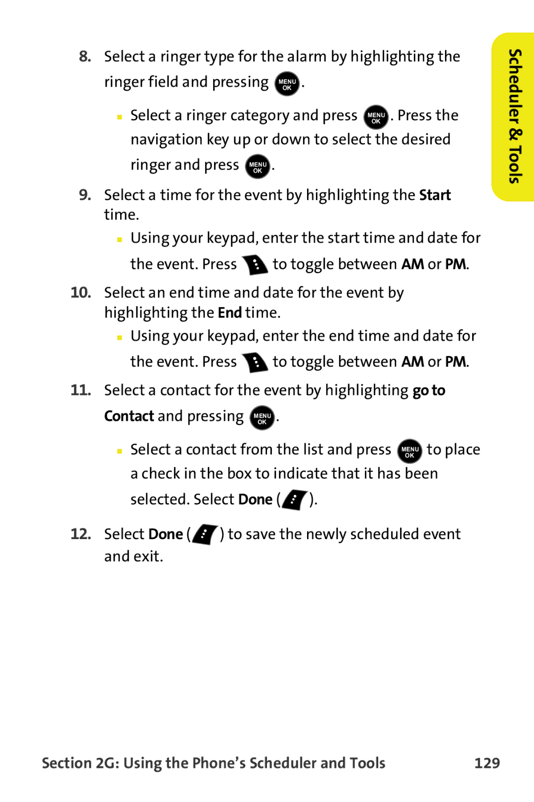 Samsung M510 manual 129 