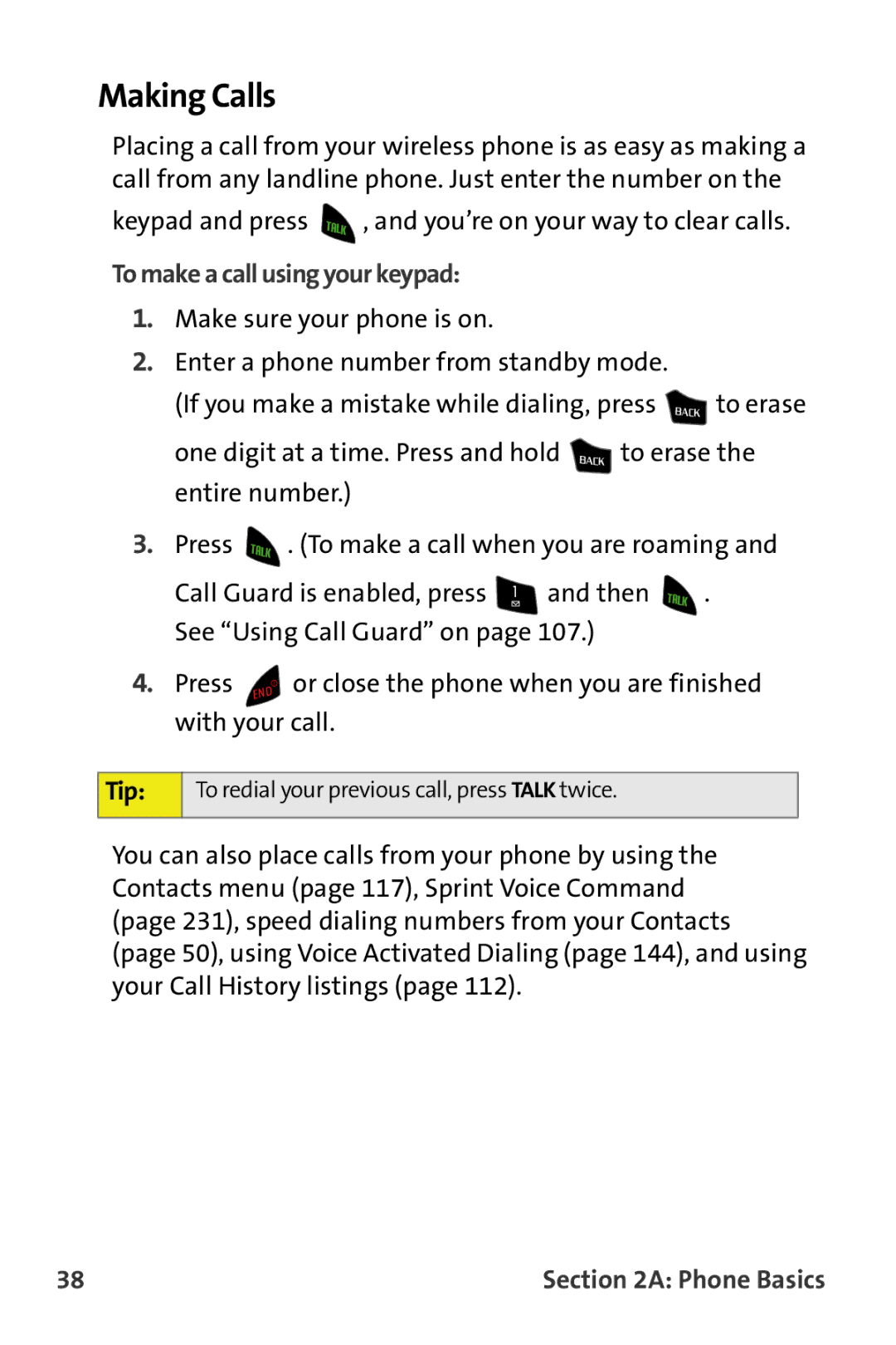 Samsung M510 manual Making Calls, You’re on your way to clear calls, To make a call using your keypad, With your call 