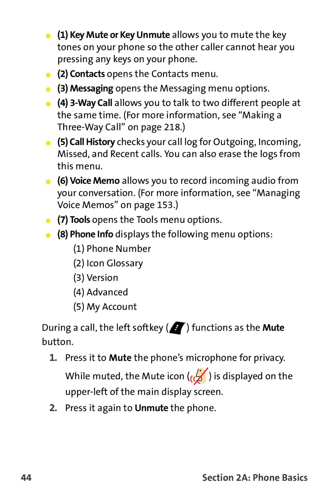 Samsung M510 manual Phone Basics 