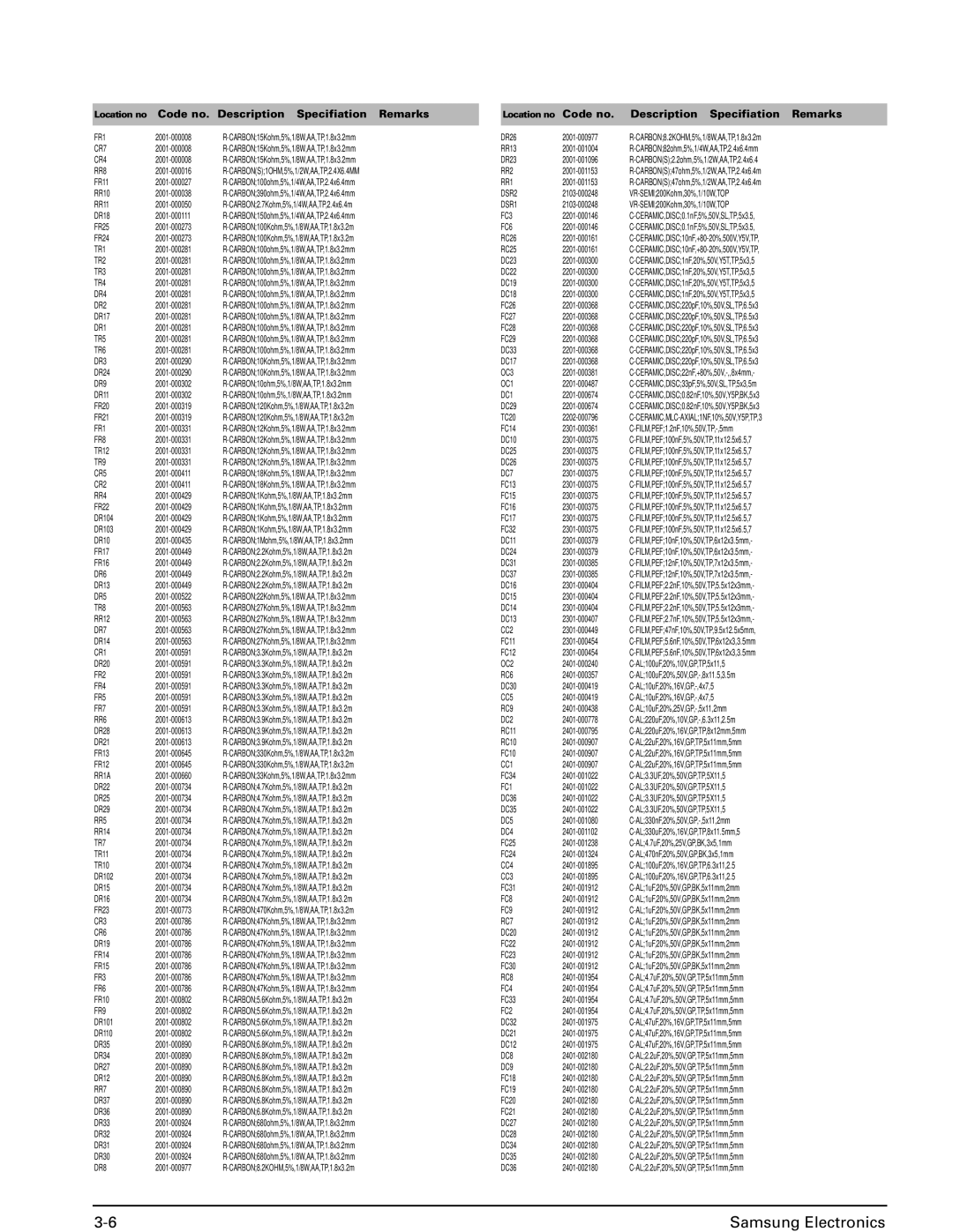 Samsung MAX-B550 service manual 2001-000008 