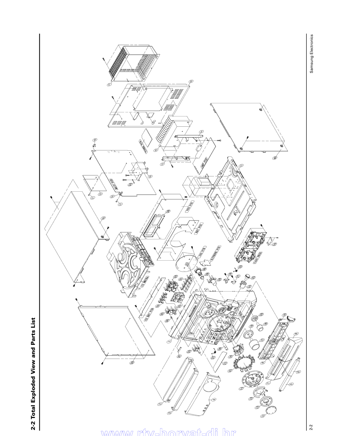 Samsung MAX-B550 service manual ExplodedTotal andView ListParts 