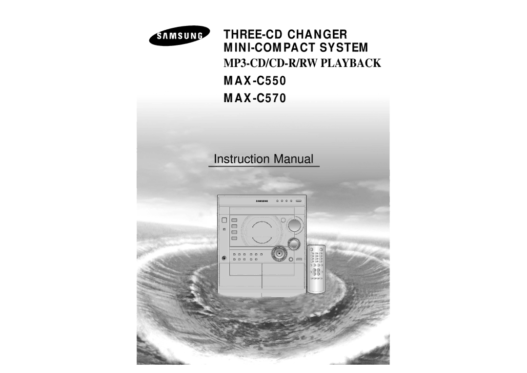 Samsung MAX-C570R/ELS manual Mini Audio Torony Háromlemezes CD-JÁTSZÓVAL 