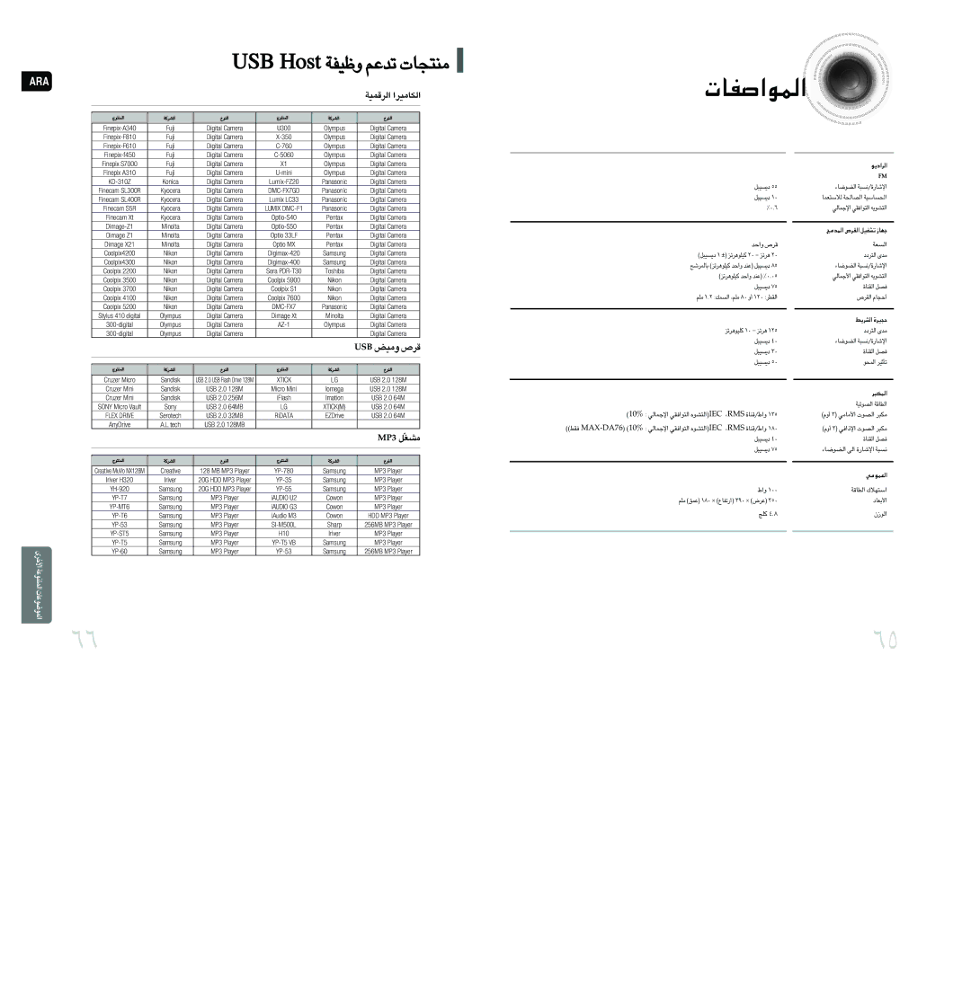 Samsung MAX-DA79T/MEA, MAX-DA76T/FMC, MAX-DA76T/MEA, MAX-DA75T/HAC, MAX-DA76T/HAC, MAX-DA76T/SAH «∞Lu«ÅHU‹, «∞dÆLOW «∞JU±Od« 