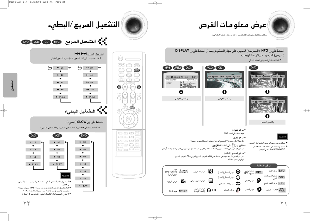 Samsung MAX-DS990F/HAO, MAX-DS990F/AFK, MAX-DS990F/UMG manual «∞Fd÷ ¥∑öv, 23XË 8,X 4,X ºd´W Ë∞Of2X ºd´W «∞Bu‹ ßLUŸ ¥∑r 