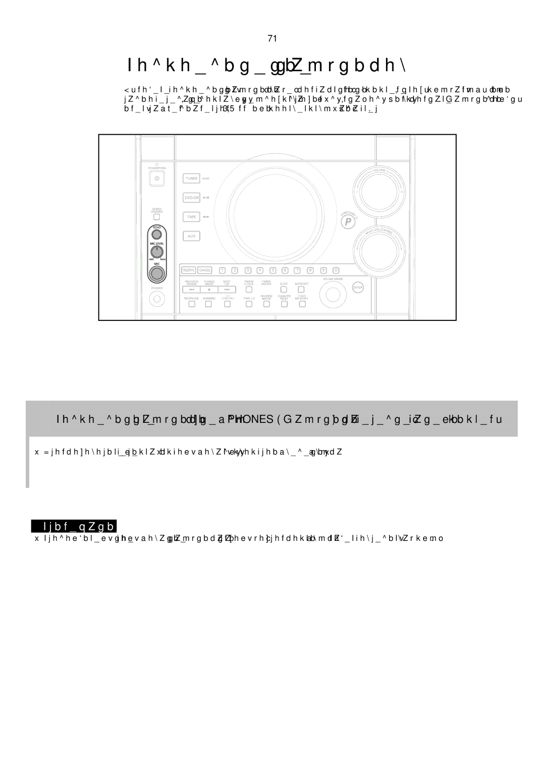 Samsung MAX-KC650Q/XFO manual Подсоединение наушников 