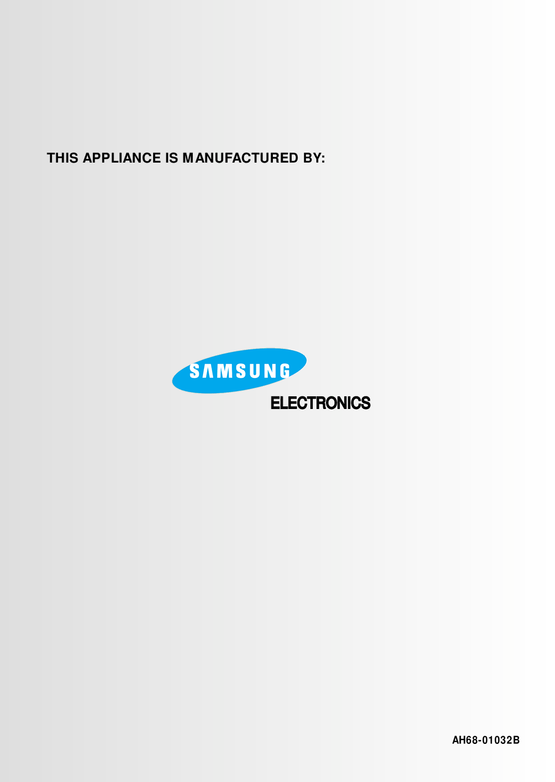 Samsung MAXB450RH/XEF, MAXB420RH/ELS, MAXB420RH/XEF, MAXB450RH/ELS manual Electronics 