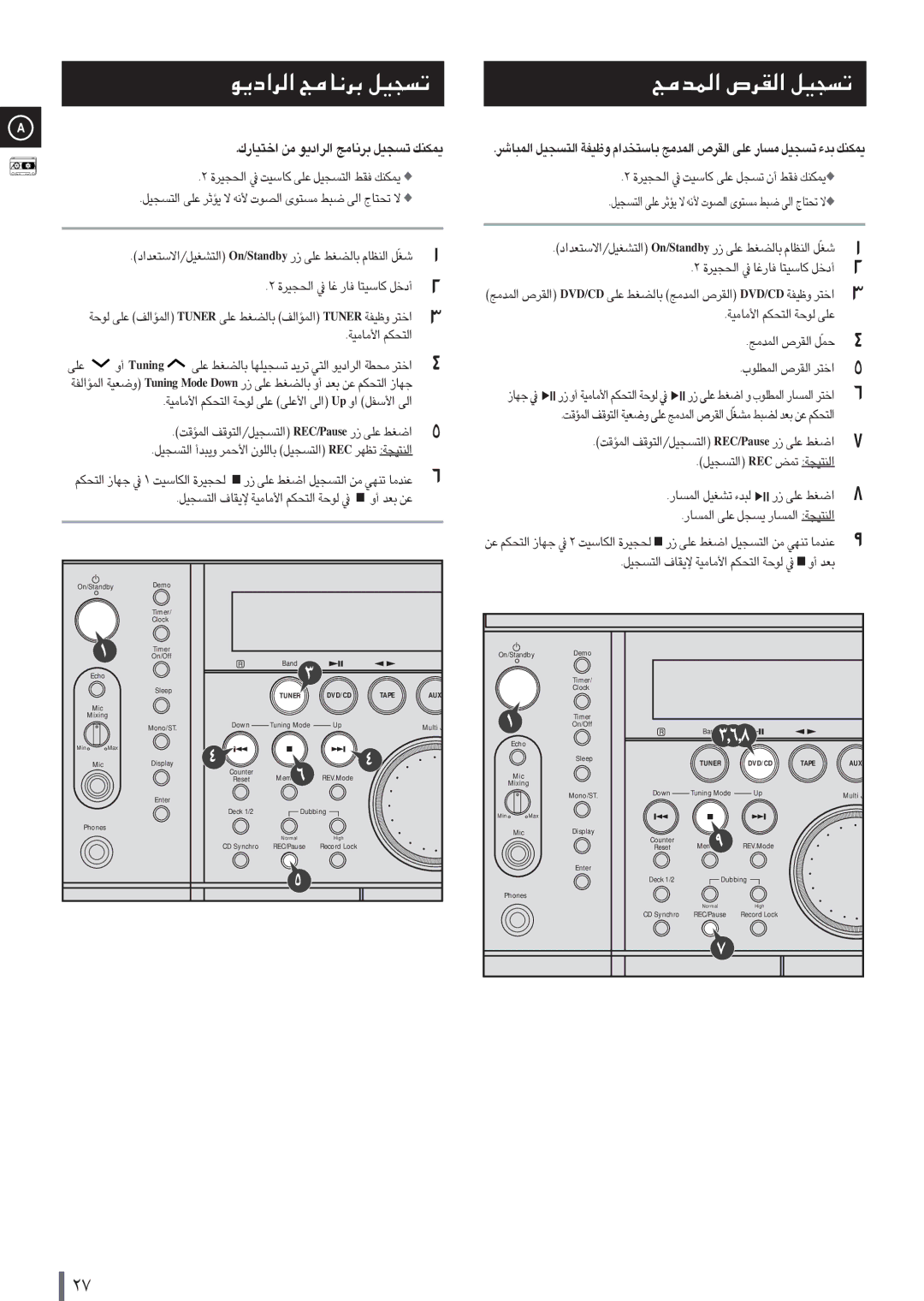 Samsung MAXDN87FH/UMG manual Pƒ˜, ‚†M „/À‚Lx-RÀ‚L esuaP/CER ÎÍ pƒ˜ Àgtl, Aíú-Àwl Š… À‚\Àë S…E\ˆa „-Rk †€‰, Áà gninuT 