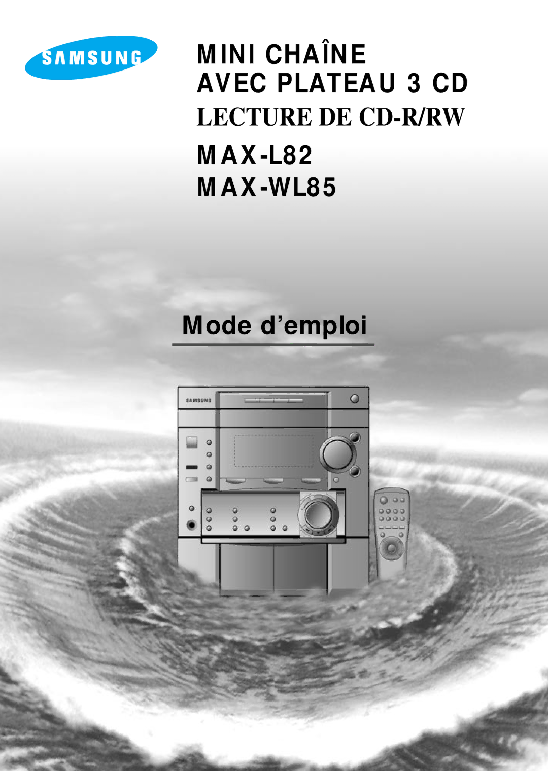 Samsung MAXL82RH/XEF, MAXL82RH/ELS manual Mini Chaîne Avec Plateau 3 CD 