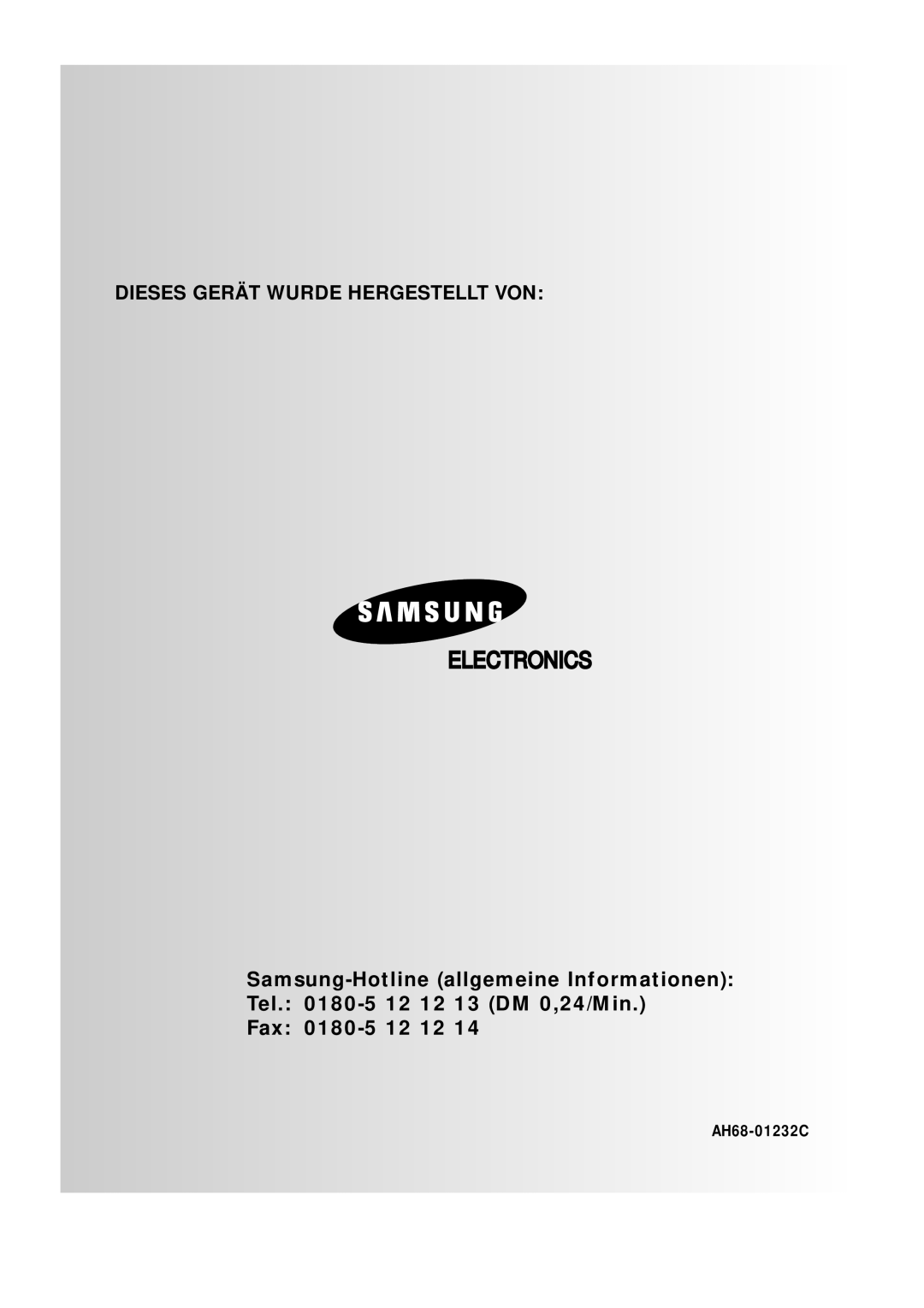 Samsung MAXS720RH/ELS manual Electronics 