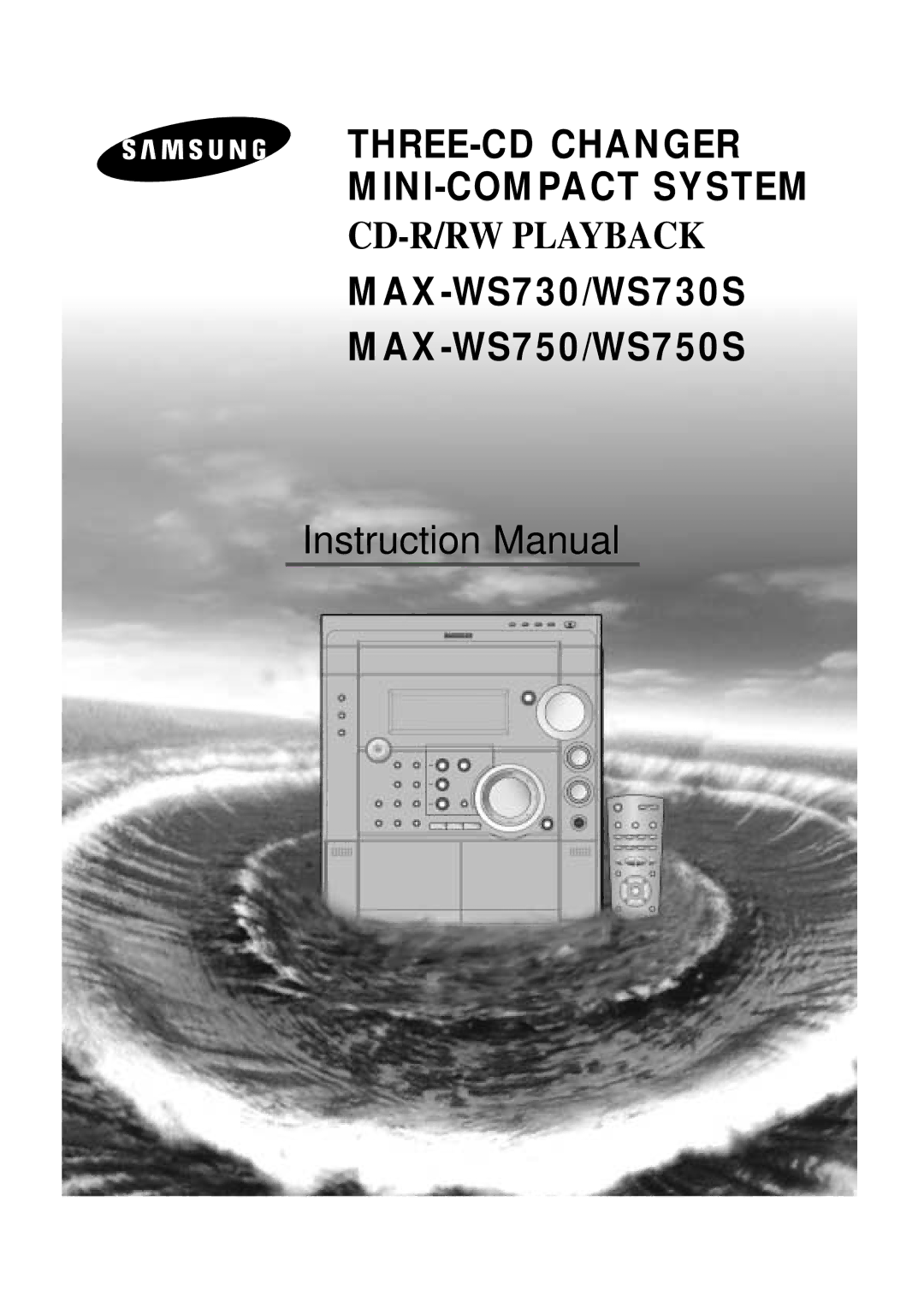 Samsung MAXWS730RH/ELS manual MINI-STEREOANLAGE MIT 3-CD-WECHSLER 