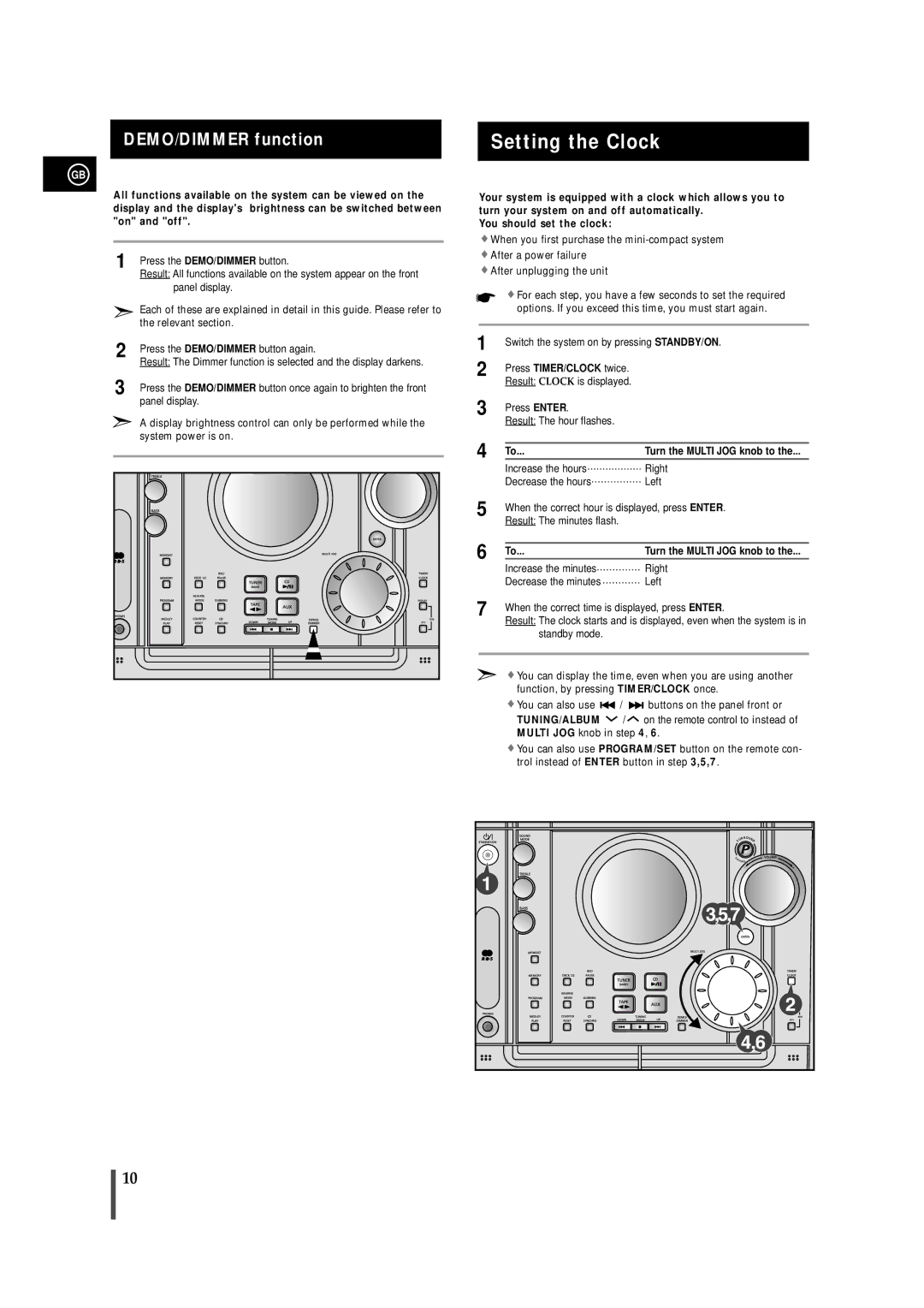 Samsung MAXZJ650RH/EDC, MAXZJ650RH/ELS manual Setting the Clock 