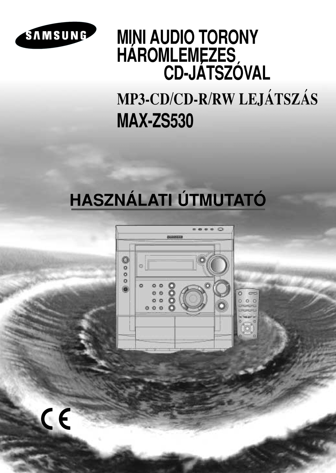 Samsung MAXZS530RH/ELS manual Mini Audio Torony Háromlemezes CD-JÁTSZÓVAL 