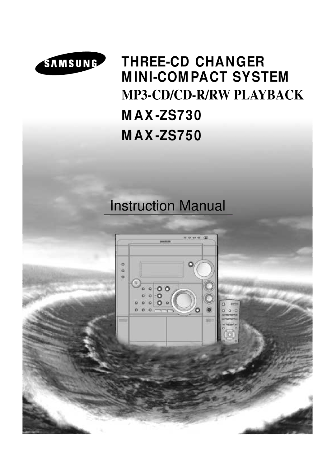 Samsung MAXZS730RH/SPX manual THREE-CD Changer MINI-COMPACT System 