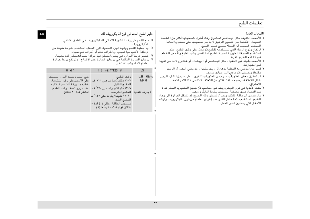 Samsung MC1360WC-B/ZAM, MC1360WC/ZAM manual ËËdJ¹U*« Êd, Æwmof, ¹UGK 