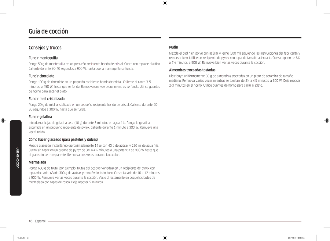 Samsung MC28M6055CW/EC, MC28M6055CK/EC manual Consejos y trucos 